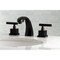 Kingston Brass KS4980CQL Claremont 8" Widespread Bathroom Faucet, Matte Black KS4980CQL - alternate 2